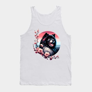 Puli Revels in Spring, Cherry Blossoms Abloom Tank Top